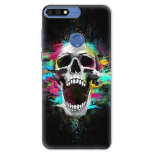 Silikónové puzdro iSaprio - Skull in Colors - Huawei Honor 7C vyobraziť