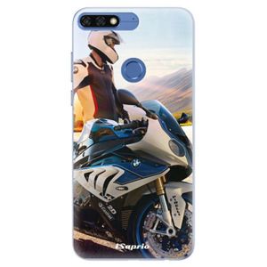 Silikónové puzdro iSaprio - Motorcycle 10 - Huawei Honor 7C vyobraziť