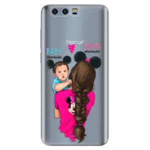Silikónové puzdro iSaprio - Mama Mouse Brunette and Boy - Huawei Honor 9 vyobraziť