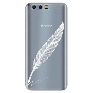 Silikónové puzdro iSaprio - Writing By Feather - white - Huawei Honor 9 vyobraziť