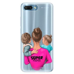 Silikónové puzdro iSaprio - Super Mama - Boy and Girl - Huawei Honor 10 vyobraziť