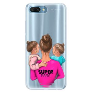 Silikónové puzdro iSaprio - Super Mama - Two Girls - Huawei Honor 10 vyobraziť