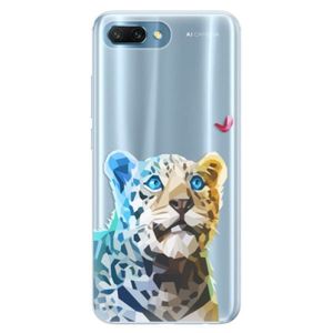 Silikónové puzdro iSaprio - Leopard With Butterfly - Huawei Honor 10 vyobraziť