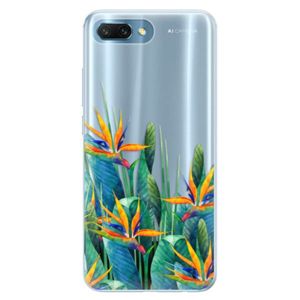 Silikónové puzdro iSaprio - Exotic Flowers - Huawei Honor 10 vyobraziť