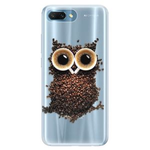Silikónové puzdro iSaprio - Owl And Coffee - Huawei Honor 10 vyobraziť