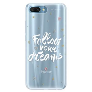 Silikónové puzdro iSaprio - Follow Your Dreams - white - Huawei Honor 10 vyobraziť