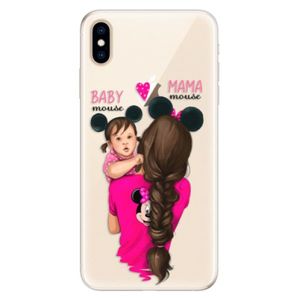 Silikónové puzdro iSaprio - Mama Mouse Brunette and Girl - iPhone XS Max vyobraziť