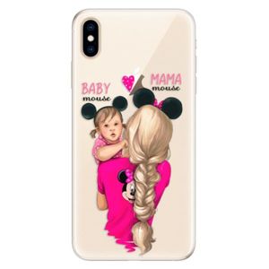 Silikónové puzdro iSaprio - Mama Mouse Blond and Girl - iPhone XS Max vyobraziť
