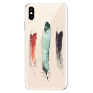 Silikónové puzdro iSaprio - Three Feathers - iPhone XS Max vyobraziť