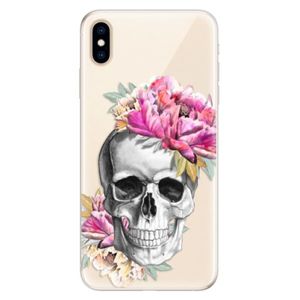 Silikónové puzdro iSaprio - Pretty Skull - iPhone XS Max vyobraziť