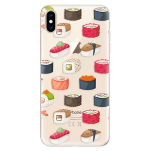 Silikónové puzdro iSaprio - Sushi Pattern - iPhone XS Max vyobraziť