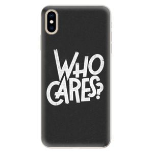 Silikónové puzdro iSaprio - Who Cares - iPhone XS Max vyobraziť