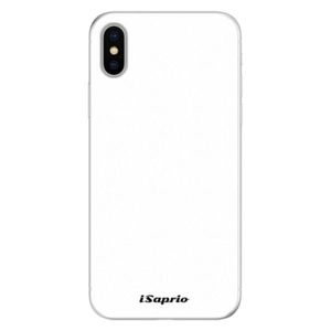 Silikónové puzdro iSaprio - 4Pure - bílý - iPhone X vyobraziť