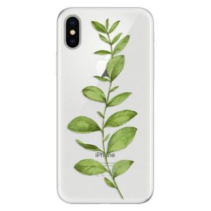 Silikónové puzdro iSaprio - Green Plant 01 - iPhone X vyobraziť