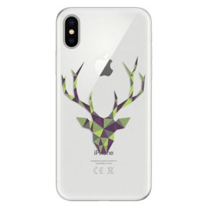 Silikónové puzdro iSaprio - Deer Green - iPhone X vyobraziť