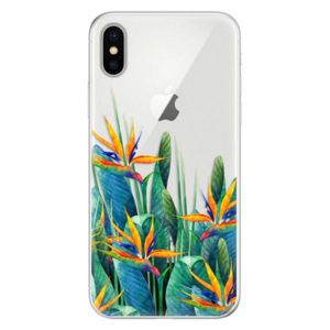 Silikónové puzdro iSaprio - Exotic Flowers - iPhone X vyobraziť