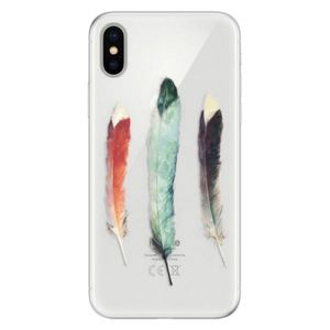 Silikónové puzdro iSaprio - Three Feathers - iPhone X vyobraziť