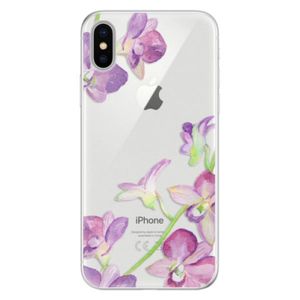 Silikónové puzdro iSaprio - Purple Orchid - iPhone X vyobraziť