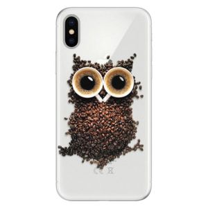 Silikónové puzdro iSaprio - Owl And Coffee - iPhone X vyobraziť