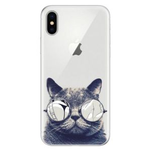 Silikónové puzdro iSaprio - Crazy Cat 01 - iPhone X vyobraziť