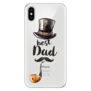 Silikónové puzdro iSaprio - Best Dad - iPhone X vyobraziť