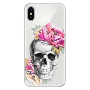 Silikónové puzdro iSaprio - Pretty Skull - iPhone X vyobraziť