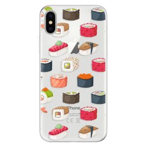 Silikónové puzdro iSaprio - Sushi Pattern - iPhone X vyobraziť