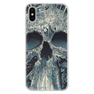 Silikónové puzdro iSaprio - Abstract Skull - iPhone X vyobraziť
