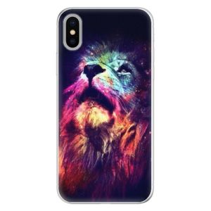 Silikónové puzdro iSaprio - Lion in Colors - iPhone X vyobraziť
