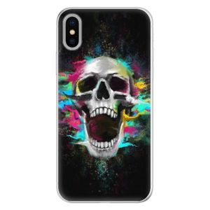 Silikónové puzdro iSaprio - Skull in Colors - iPhone X vyobraziť