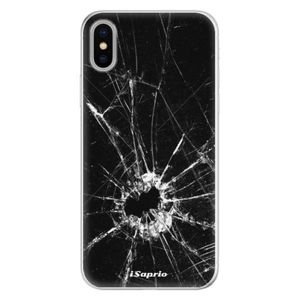 Silikónové puzdro iSaprio - Broken Glass 10 - iPhone X vyobraziť