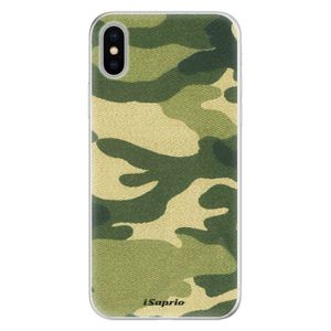 Silikónové puzdro iSaprio - Green Camuflage 01 - iPhone X vyobraziť