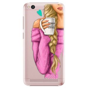 Plastové puzdro iSaprio - My Coffe and Blond Girl - Xiaomi Redmi 5A vyobraziť