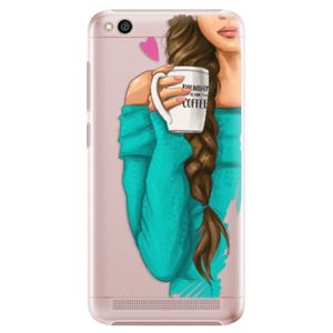 Plastové puzdro iSaprio - My Coffe and Brunette Girl - Xiaomi Redmi 5A vyobraziť