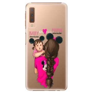 Plastové puzdro iSaprio - Mama Mouse Brunette and Girl - Samsung Galaxy A7 (2018) vyobraziť