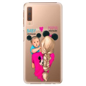 Plastové puzdro iSaprio - Mama Mouse Blonde and Boy - Samsung Galaxy A7 (2018) vyobraziť