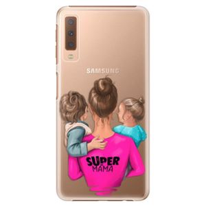 Plastové puzdro iSaprio - Super Mama - Boy and Girl - Samsung Galaxy A7 (2018) vyobraziť