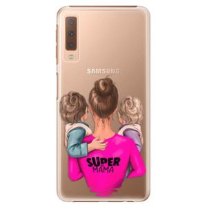 Plastové puzdro iSaprio - Super Mama - Two Boys - Samsung Galaxy A7 (2018) vyobraziť