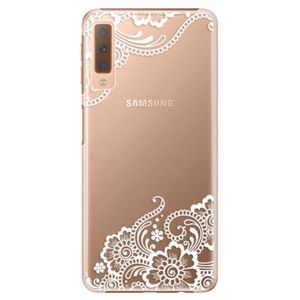 Plastové puzdro iSaprio - White Lace 02 - Samsung Galaxy A7 (2018) vyobraziť