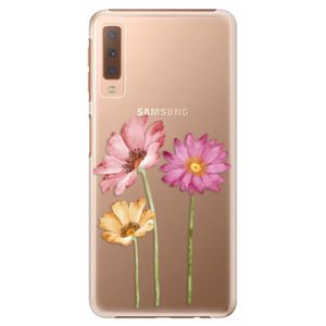 Plastové puzdro iSaprio - Three Flowers - Samsung Galaxy A7 (2018) vyobraziť