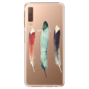 Plastové puzdro iSaprio - Three Feathers - Samsung Galaxy A7 (2018) vyobraziť
