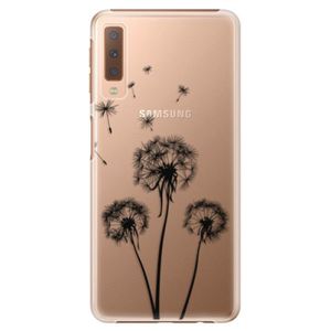 Plastové puzdro iSaprio - Three Dandelions - black - Samsung Galaxy A7 (2018) vyobraziť
