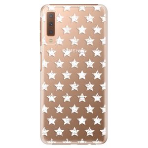 Plastové puzdro iSaprio - Stars Pattern - white - Samsung Galaxy A7 (2018) vyobraziť