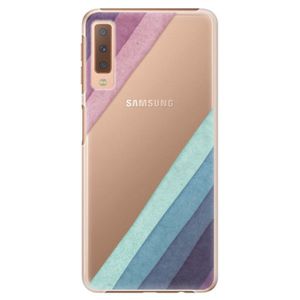 Plastové puzdro iSaprio - Glitter Stripes 01 - Samsung Galaxy A7 (2018) vyobraziť