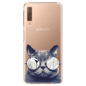 Plastové puzdro iSaprio - Crazy Cat 01 - Samsung Galaxy A7 (2018) vyobraziť