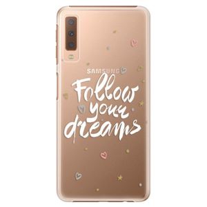 Plastové puzdro iSaprio - Follow Your Dreams - white - Samsung Galaxy A7 (2018) vyobraziť