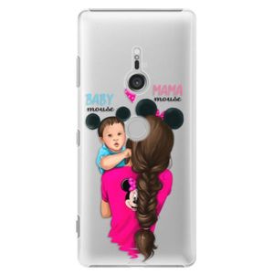 Plastové puzdro iSaprio - Mama Mouse Brunette and Boy - Sony Xperia XZ3 vyobraziť