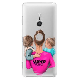 Plastové puzdro iSaprio - Super Mama - Boy and Girl - Sony Xperia XZ3 vyobraziť