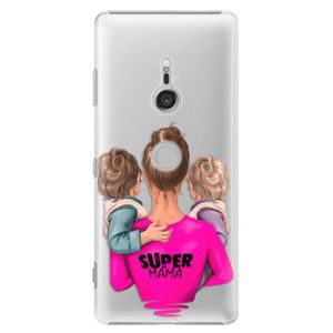 Plastové puzdro iSaprio - Super Mama - Two Boys - Sony Xperia XZ3 vyobraziť