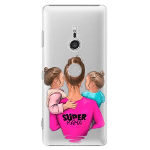 Plastové puzdro iSaprio - Super Mama - Two Girls - Sony Xperia XZ3 vyobraziť
